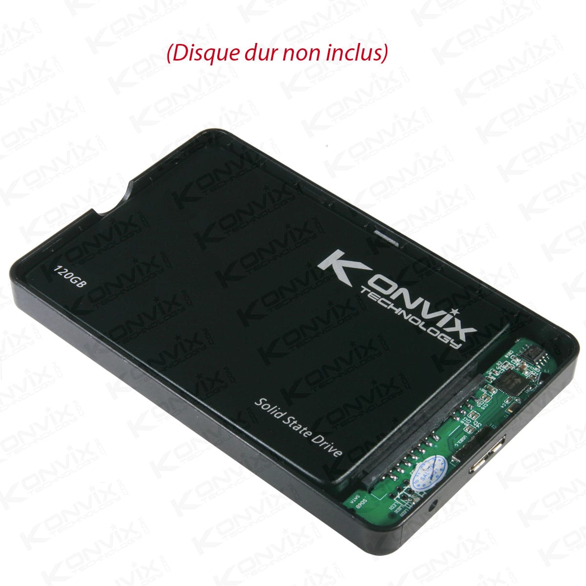 Boîtier externe du SSD et Disque dur SATA 2.5 USB 3.0 Super Speed. miniature 3
